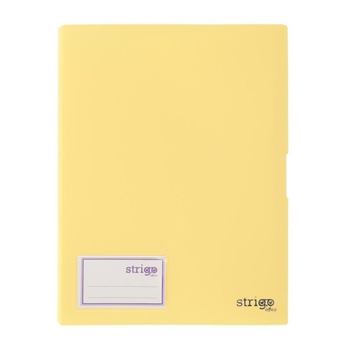 Album ofertowy A4 40 koszulek żółty STRIGO, Strigo