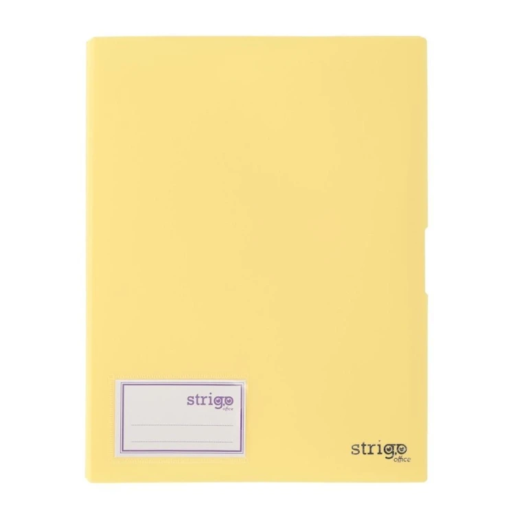 Album ofertowy A4 40 koszulek żółty STRIGO, Strigo