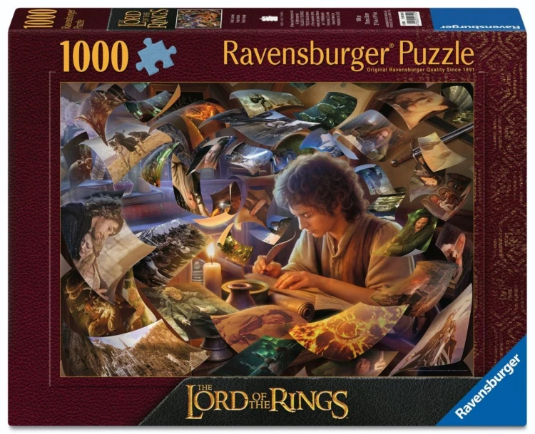 Puzzle 1000 LOTR Frodo's Journey, Ravensburger