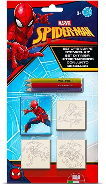 Spiderman - pieczątki 3szt, Multiprint