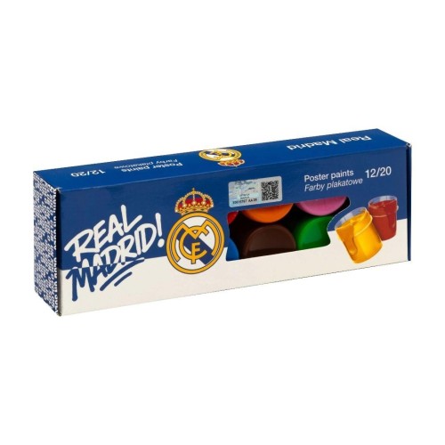 Farby plakatowe Real Madrid 20ml 12kol ASTRA