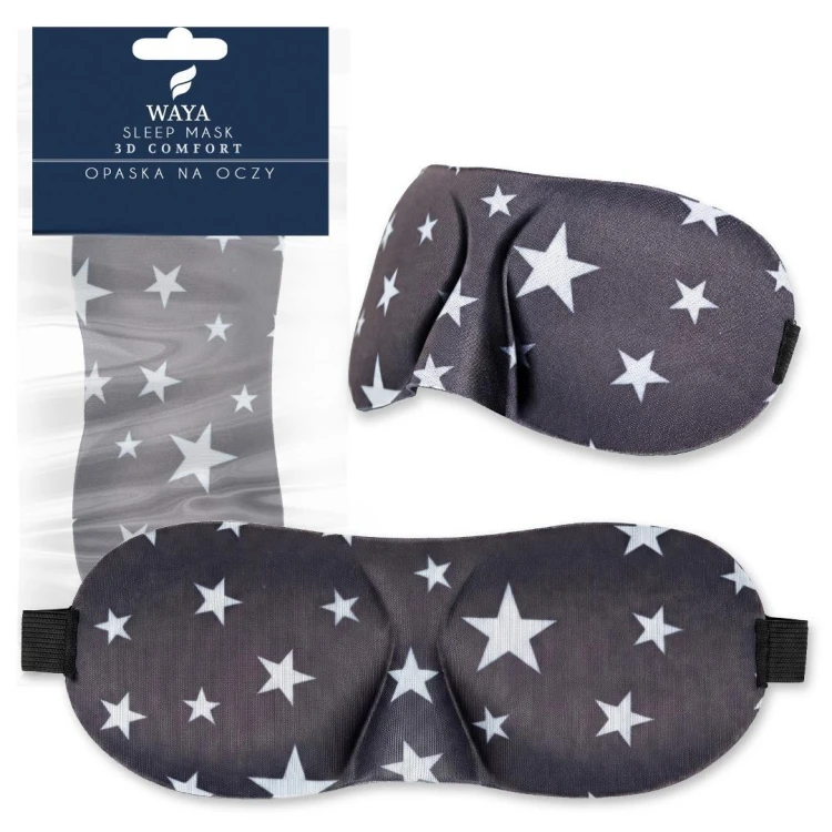 Opaska na oczy do spania 3D Comfort gwiazdy, Sipo