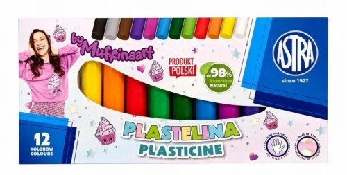 Plastelina Muffinaart 12kol ASTRA