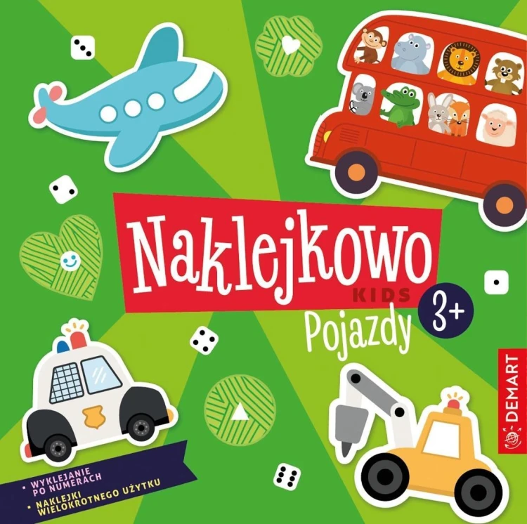 Naklejkowo Kids 3+. Pojazdy