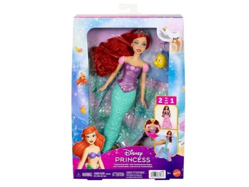 Lalka Disney Princess Arielka Magiczna przemiana