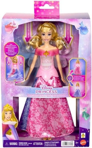 Lalka Disney Princess Aurora Kolorowa przemiana