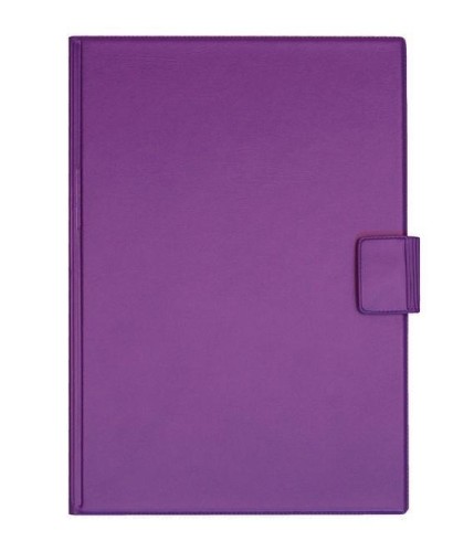 Notatnik A5 na rzep violet, Biurfol