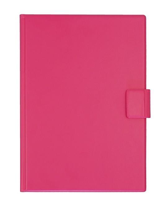 Notatnik A5 na rzep pink, Biurfol