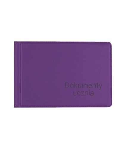 Okładka na dokumenty ucznia małe violet, Biurfol