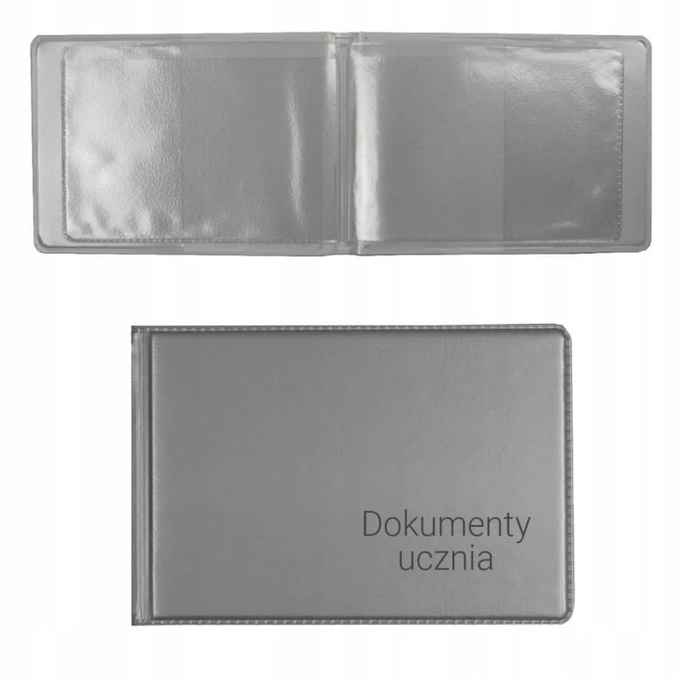Okładka na dokumenty ucznia małe silver, Biurfol