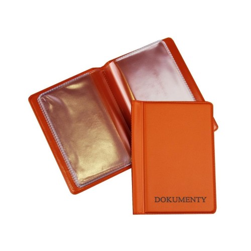 Okładka na dokumenty mini orange, Biurfol