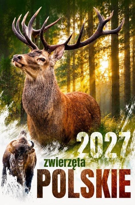 Kalendarz 2027 ścienny zwierzęta polskie