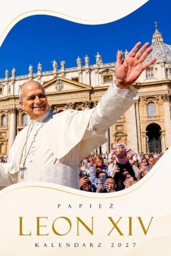 Kalendarz 2027 ścienny papież Leon XIV