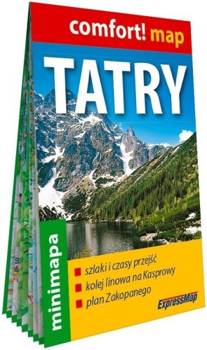 Comfort! map Tatry 1:80 000 + Zakopane plan miasta