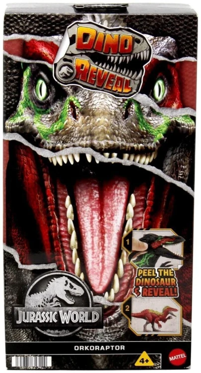 Jurassic World Dino Reveal Orkoraptor, Mattel