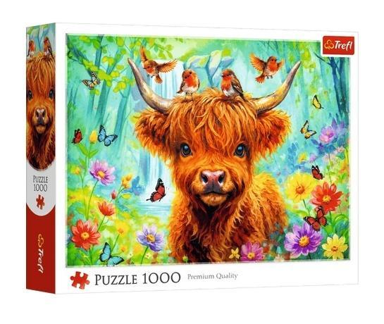 Puzzle 1000 Szkocka krowa TREFL, Trefl