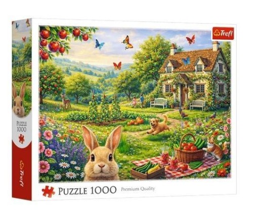 Puzzle 1000 Domek na wsi TREFL, Trefl