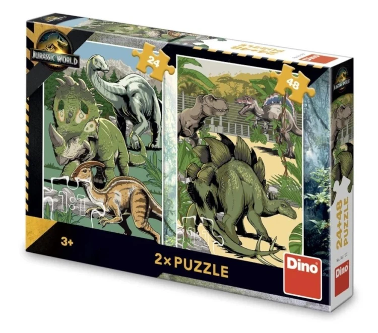 Puzzle Jurassic World Puzzle 2w1: 24 i 48el