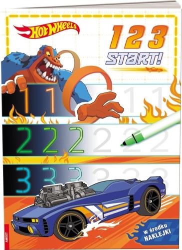 Mattel Hot Wheels. 1 2 3 start!, praca zbiorowa
