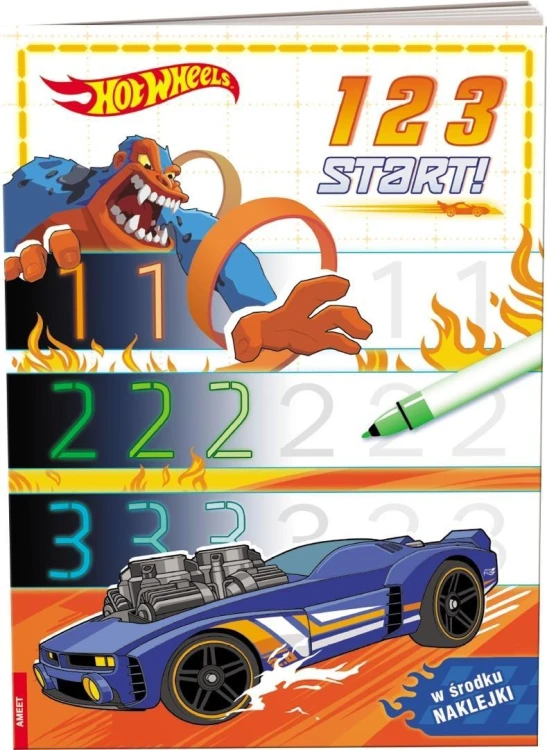 Mattel Hot Wheels. 1 2 3 start!, praca zbiorowa