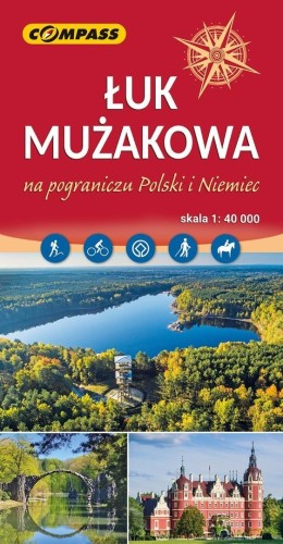 Mapa turystyczna - Łuk Mużakowa 1:40 000