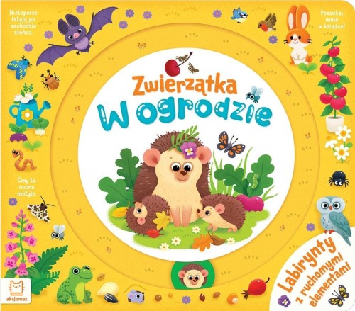 Zwierzątka w ogrodzie. Labirynty z ruchomymi el.