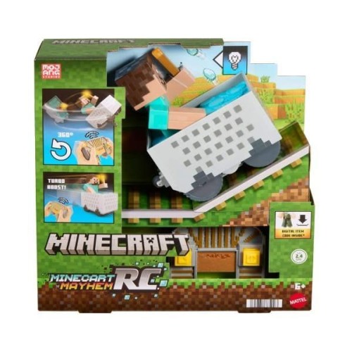 Minecraft RC Zdalnie sterowany wagonik, Mattel