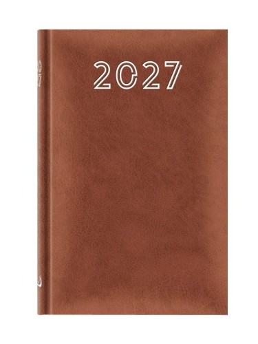 Terminarz 2027 B6 Standard brązowy