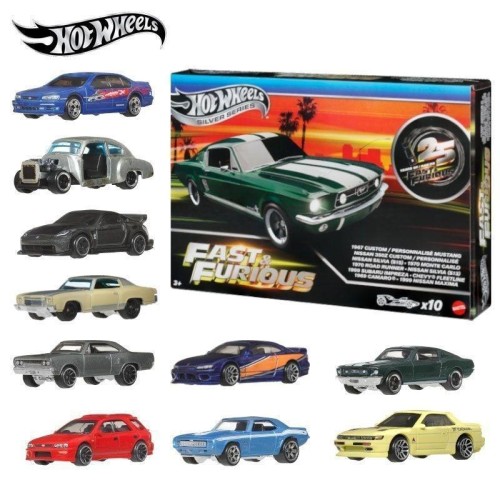 Hot Wheels Fast & Furious Szybcy i wściekli 10-pak