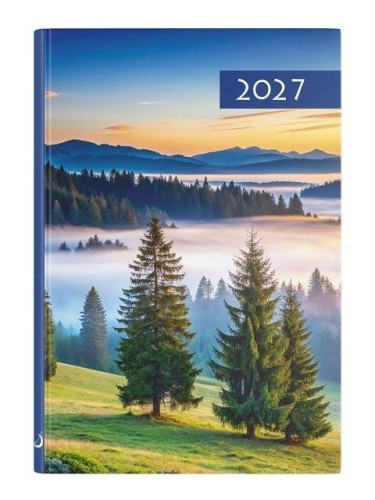 Terminarz 2027 B7 Kolorowy krajobraz