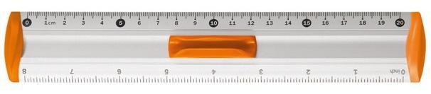 Linijka aluminiowa 20cm BL040-PB, Tetis