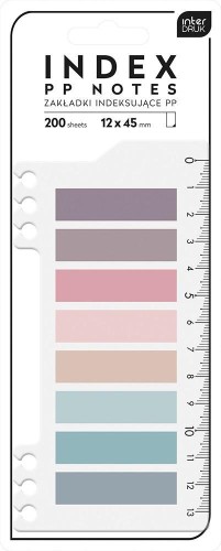 Zakładki indeksujące PP Palette 200szt, INTERDRUK