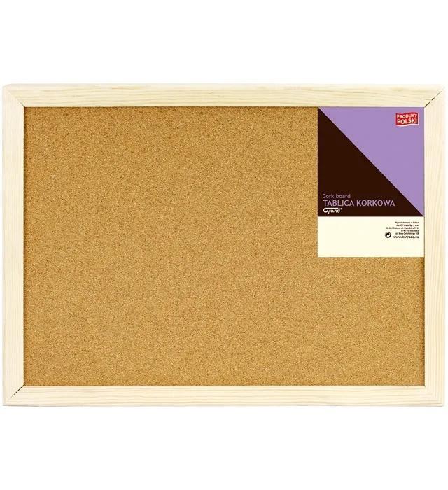 Tablica korkowa 50x80cm GRAND, Grand