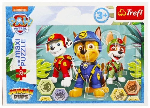 Puzzle 20 miniMaxi Wesołe pieski 2 TREFL, Trefl