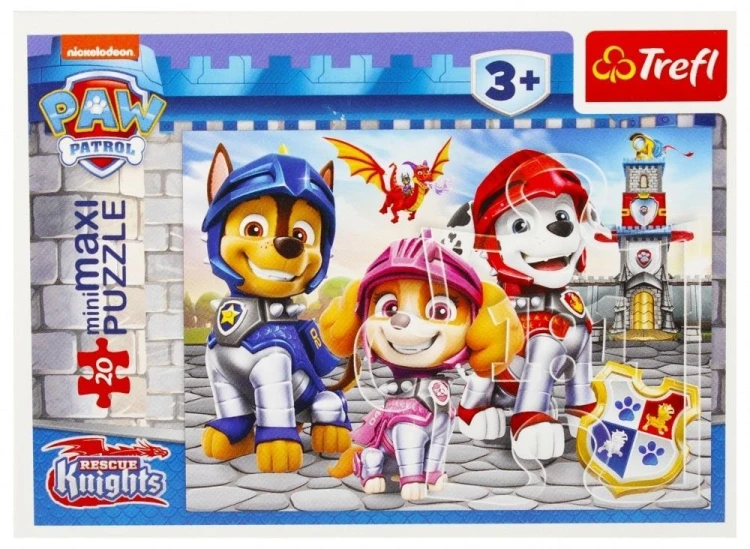 Puzzle 20 miniMaxi Wesołe pieski 3 TREFL, Trefl