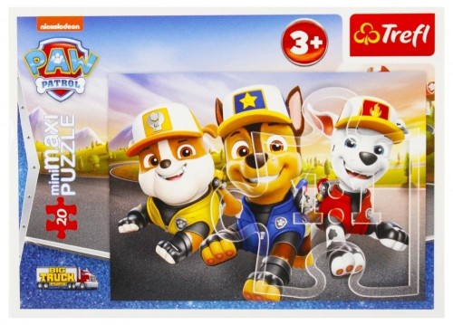 Puzzle 20 miniMaxi Wesołe pieski 1 TREFL, Trefl