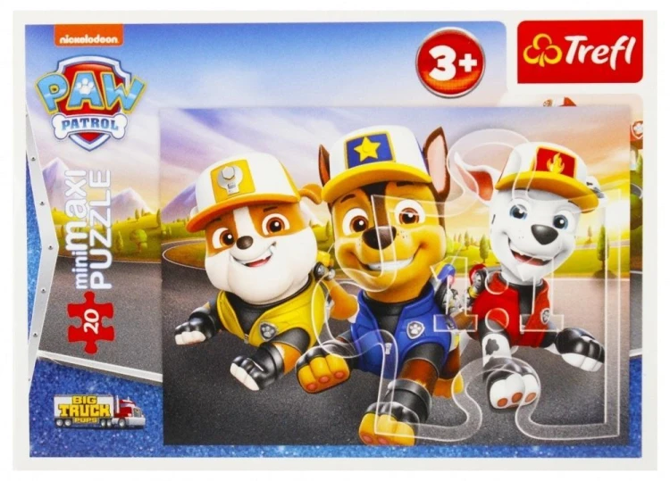 Puzzle 20 miniMaxi Wesołe pieski 1 TREFL, Trefl