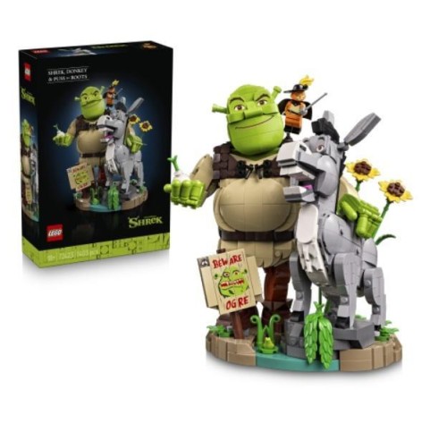LEGO(R) SHREK 72423 Shrek, Osioł i Kot w butach