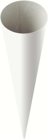 Rożek tyta pierwszoklasisty biały 70cm, Brunnen