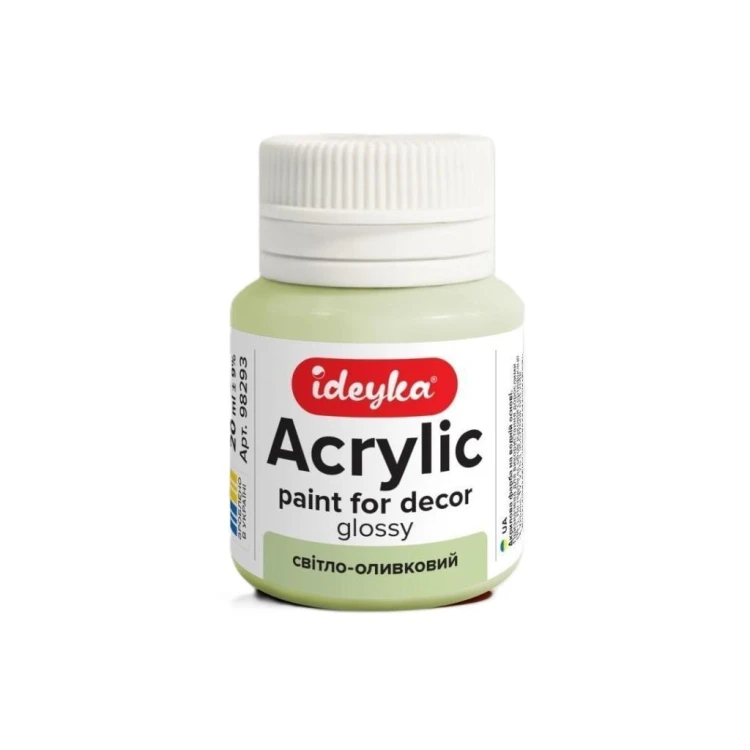 Farba akrylowa Jasna oliwka 20ml, Ideyka