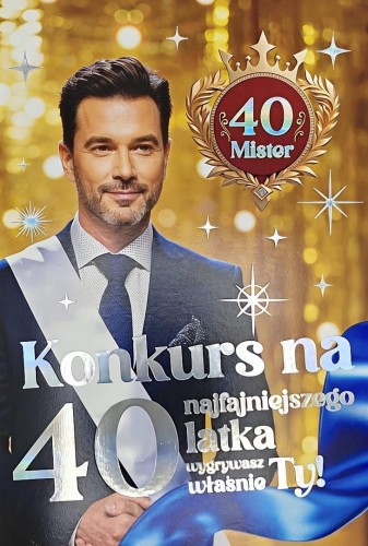 Karnet 6K z szarfą urodzinową