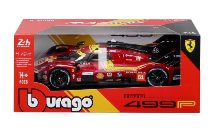 Ferrari Racing (With Plastic Stand) 1:24, BBurago