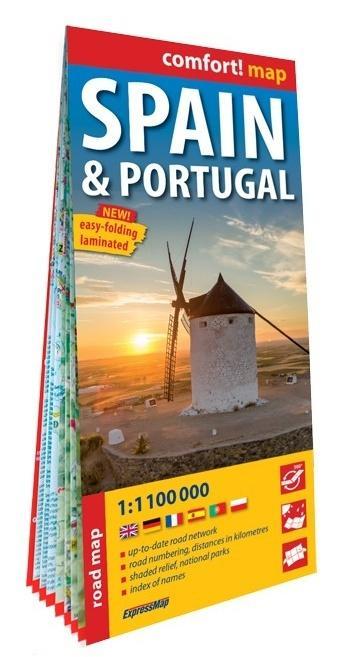 Comfort! map Spain & Portugal 1:1 100 000
