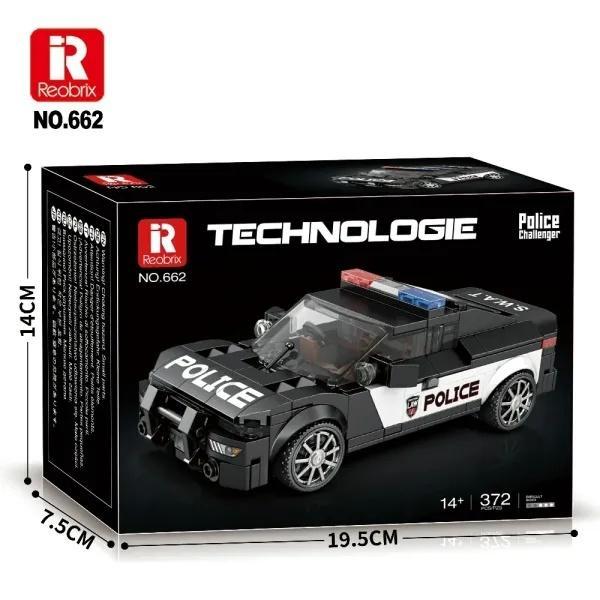 Klocki Police Car 372el, Reobrix
