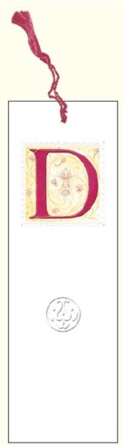 Zakładka do książki z anagramem Litera D, DaVinci