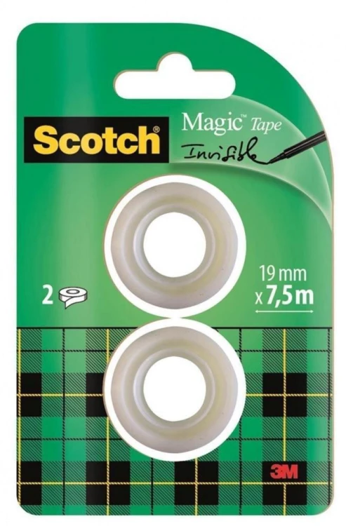 Taśma biurowa Scotch Magic 19mm (2szt), Scotch