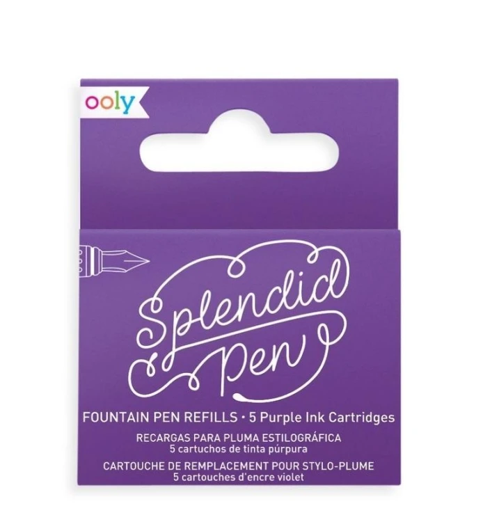 Naboje uzupełniające Splendid fioletowe 5szt