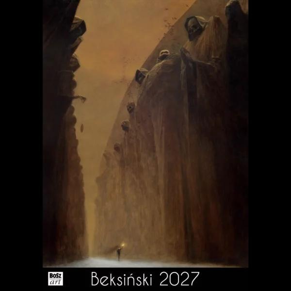 Kalendarz 2027 Beksiński A4 wzór 4