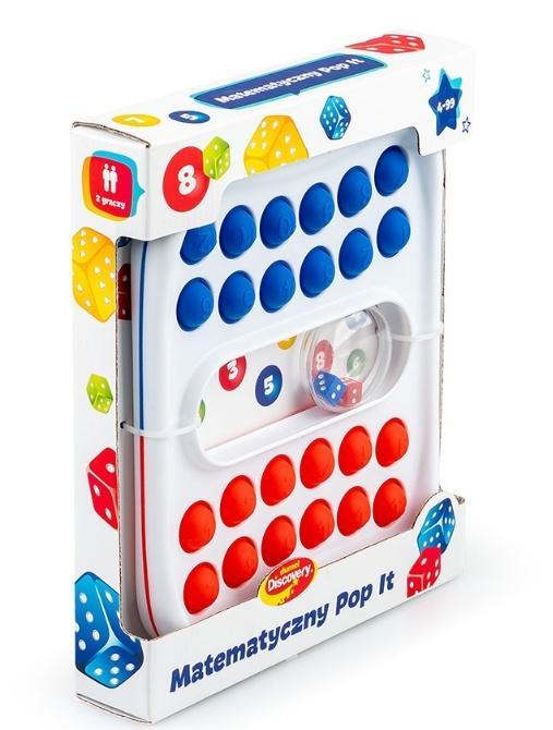Pop It matematyczny czerwono-niebieski, Dumel