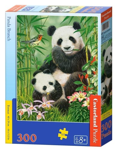 Puzzle 300 Panda Brunch CASTOR, Castorland